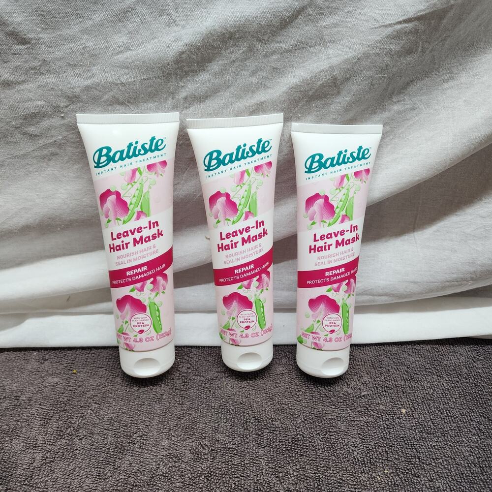 Lot of 3 Batiste leave in Hair Mask Repair 4.3oz b34